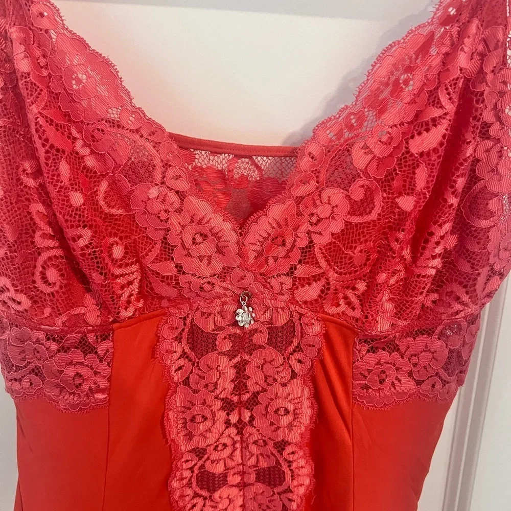 Scarlet Lace Chemise Size Large - Picture 4 of 6